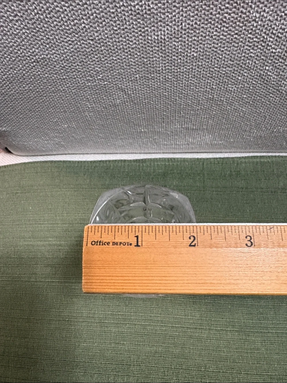 Clear Textured Glass Bud Vase - Classic Clear